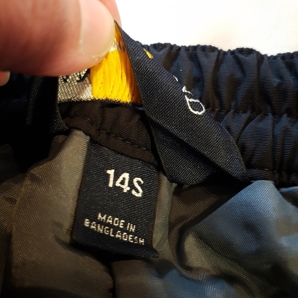 Lands' End Squall boys or girls 14S black snow pants EUC Super Warm - Picture 11 of 12